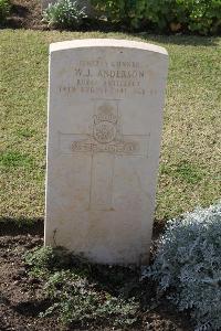 Ismailia War Memorial Cemetery - Anderson, Wilfred James